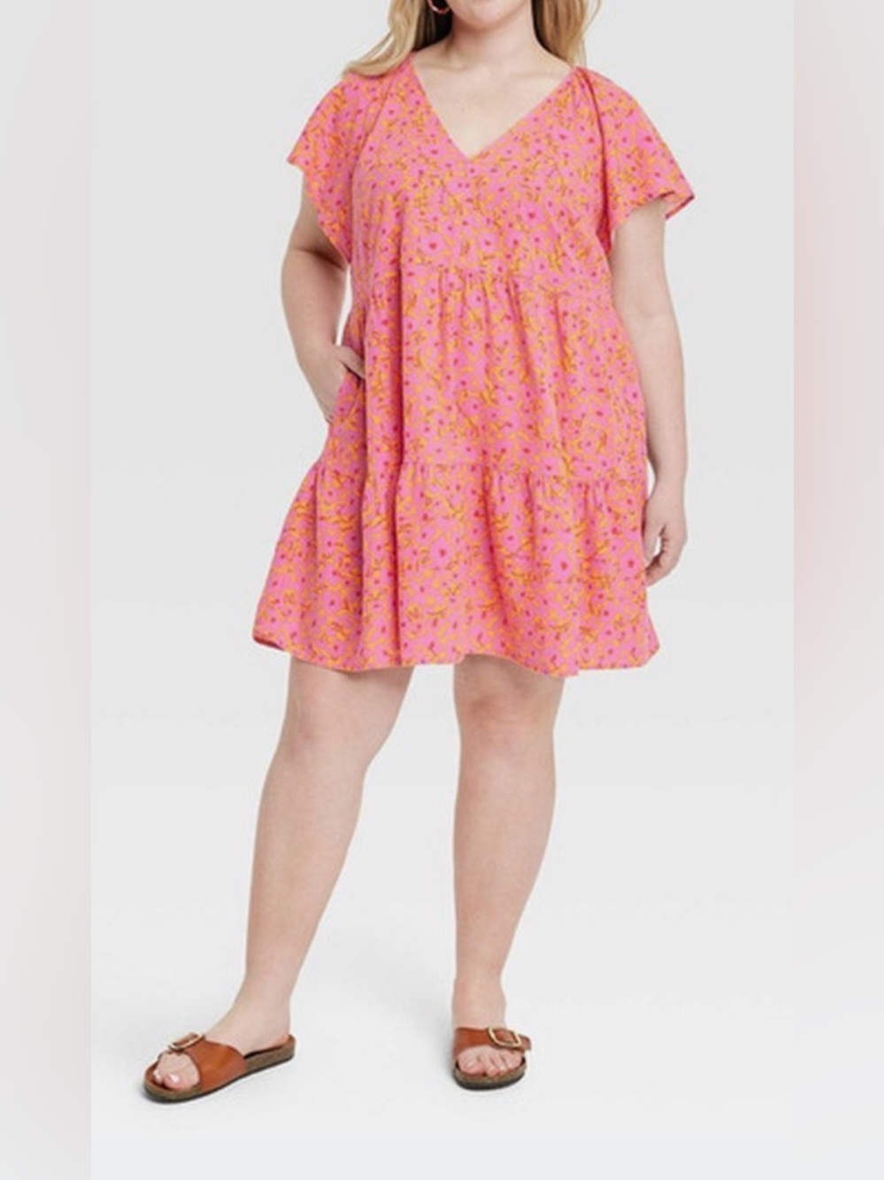 Universal Thread Ruffle Tiered Mini Dress